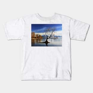 Wanaka Lake Tree 2 Kids T-Shirt